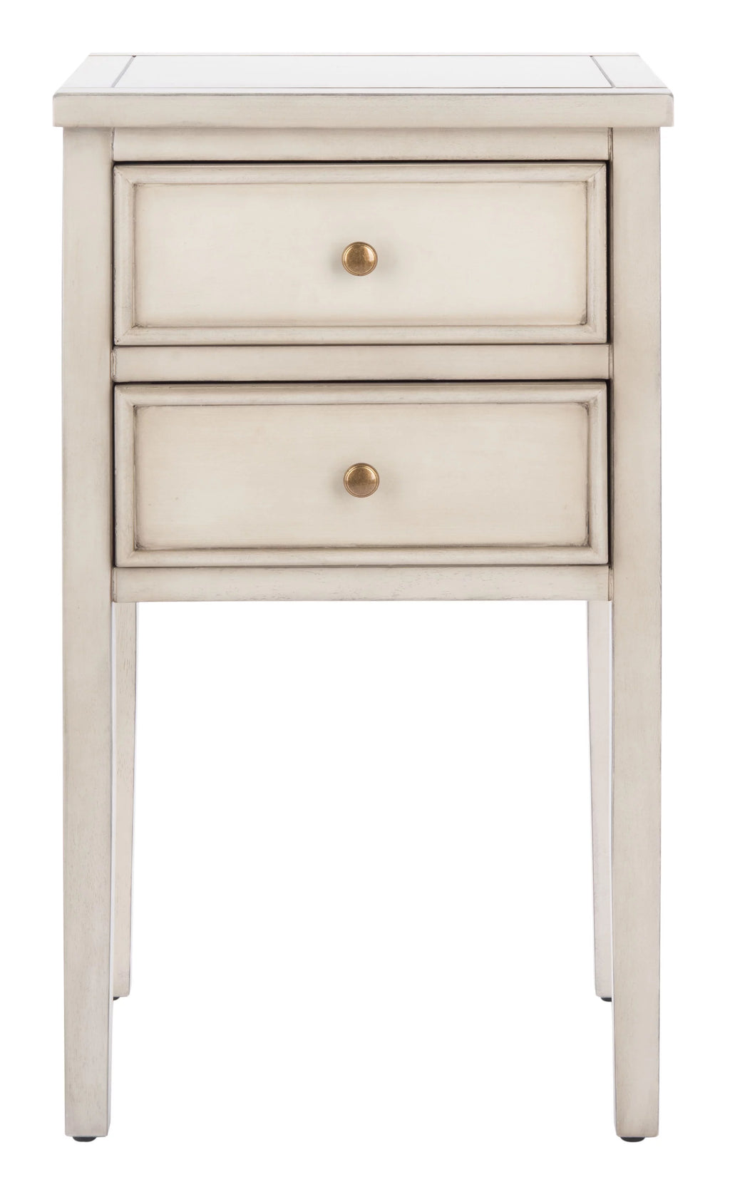 White 2 Drawer Nightstand G353667