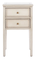 White 2 Drawer Nightstand G353667