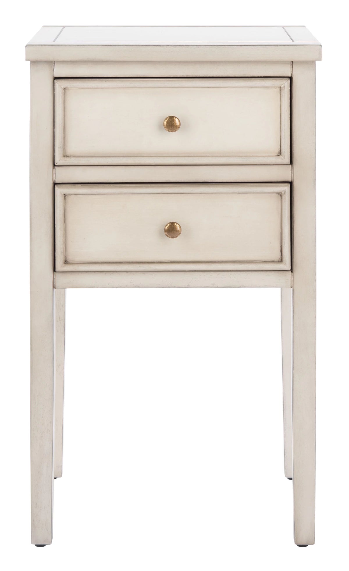White 2 Drawer Nightstand G353667
