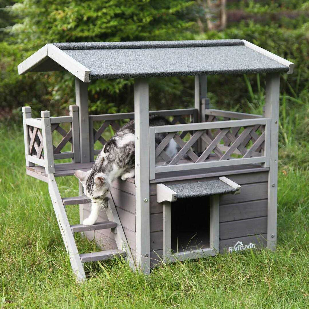 Outdoor & Indoor Cat House T6266