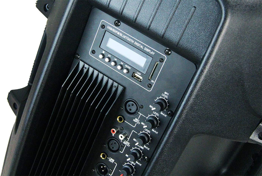 Powered PA Speakers 2-Way 15 Inch Pair I97379