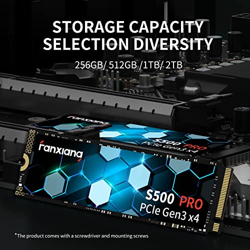 1TB NVMe M.2 PCIe Gen3x4 2280 Internal Solid State Drive D398