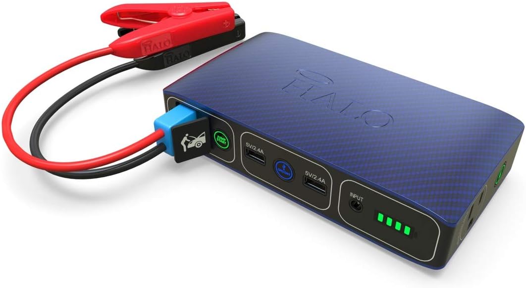 Portable Phone Laptop Charger Car Jump Starter with AC Outlet Pack of 2 C381854