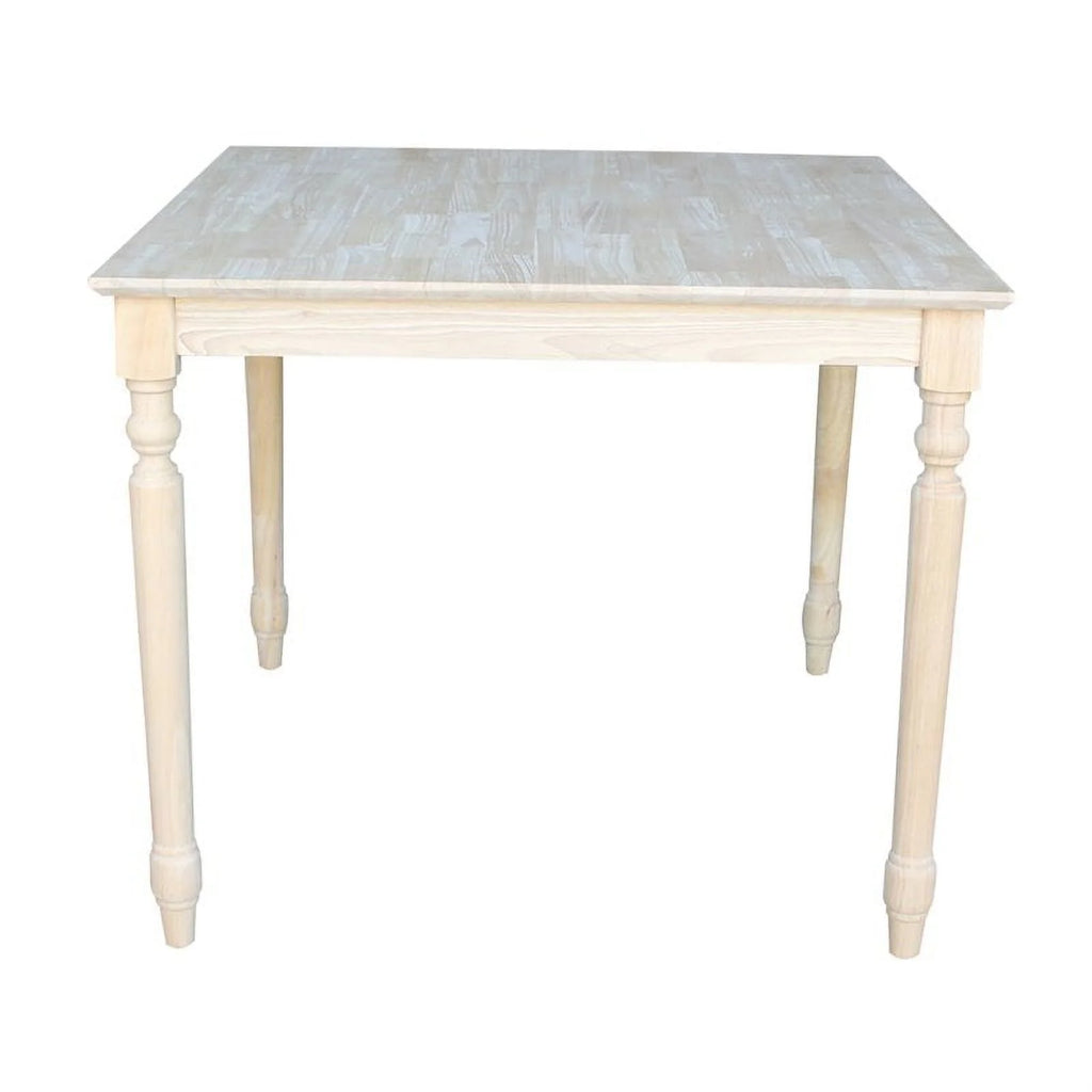 Solid Wood Top Dining Table in Natural U388235