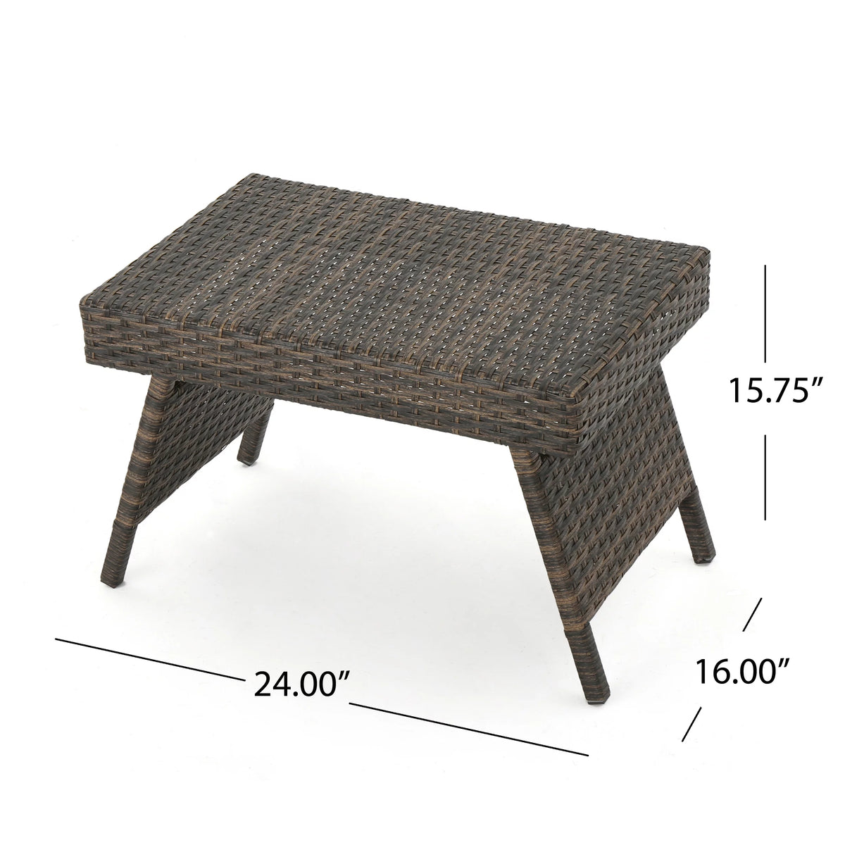 Outdoor Wicker Folding Side Table D233843