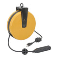 30 ft. Retractable Cord Reel with Triple Tap, Black R304