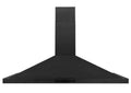 48 in. Convertible Vent Wall Mount Range Hood Black Stainless Steel R418