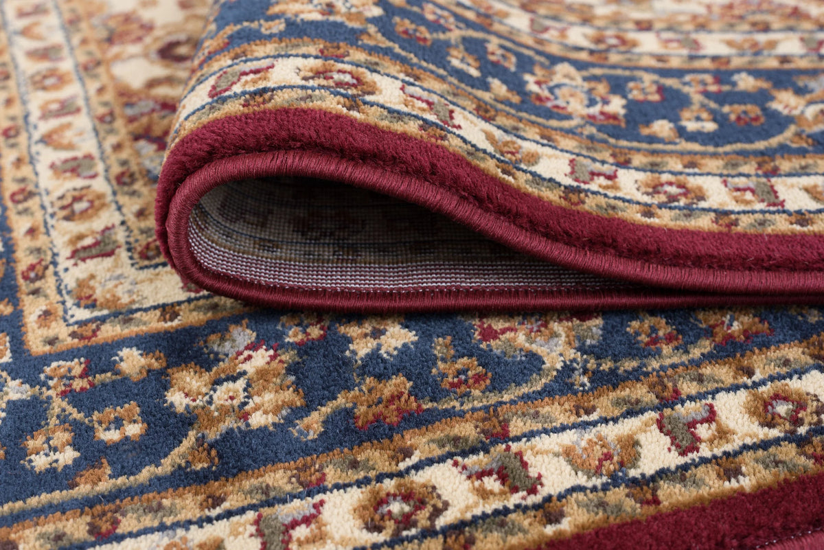 5x8 Oval Red Area Rug M379213