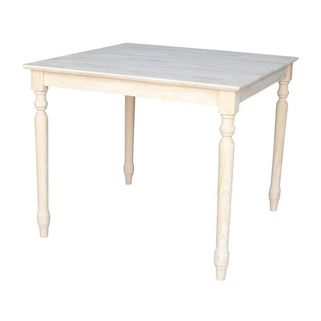 Solid Wood Top Dining Table in Natural U388235