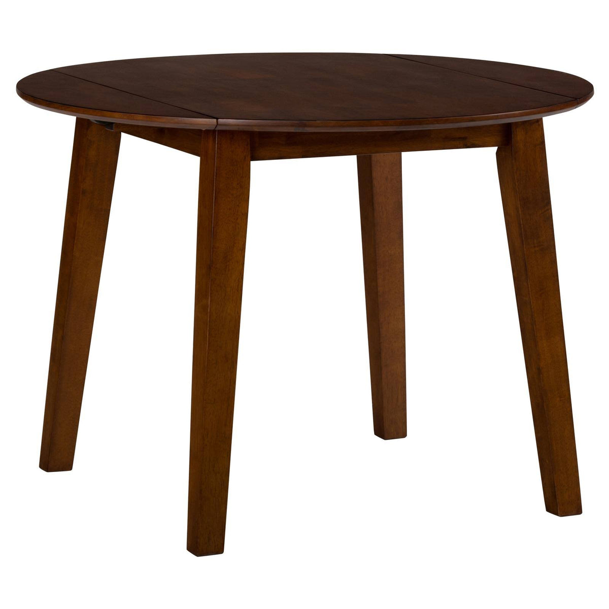 Caramel Round Drop-Leaf Table X259932