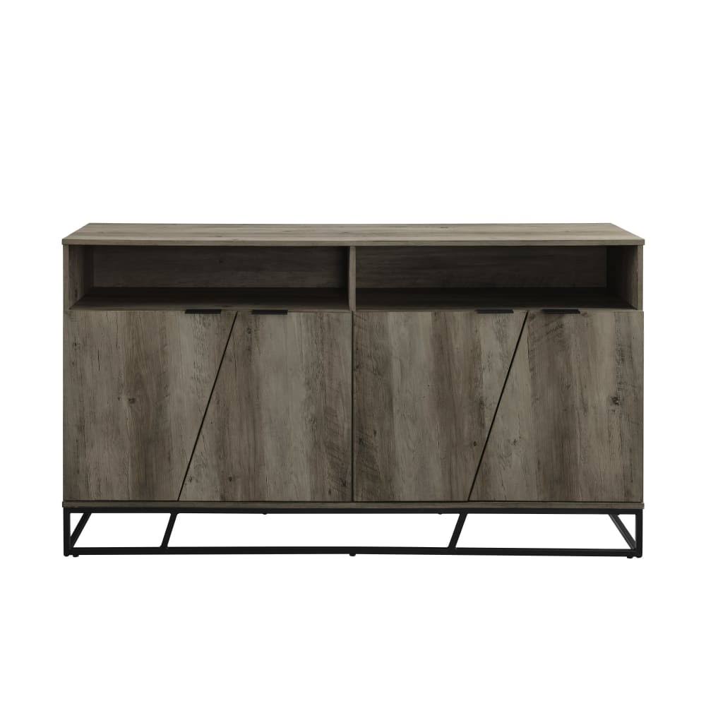 Angled Door Sideboard - Dark Walnut J662