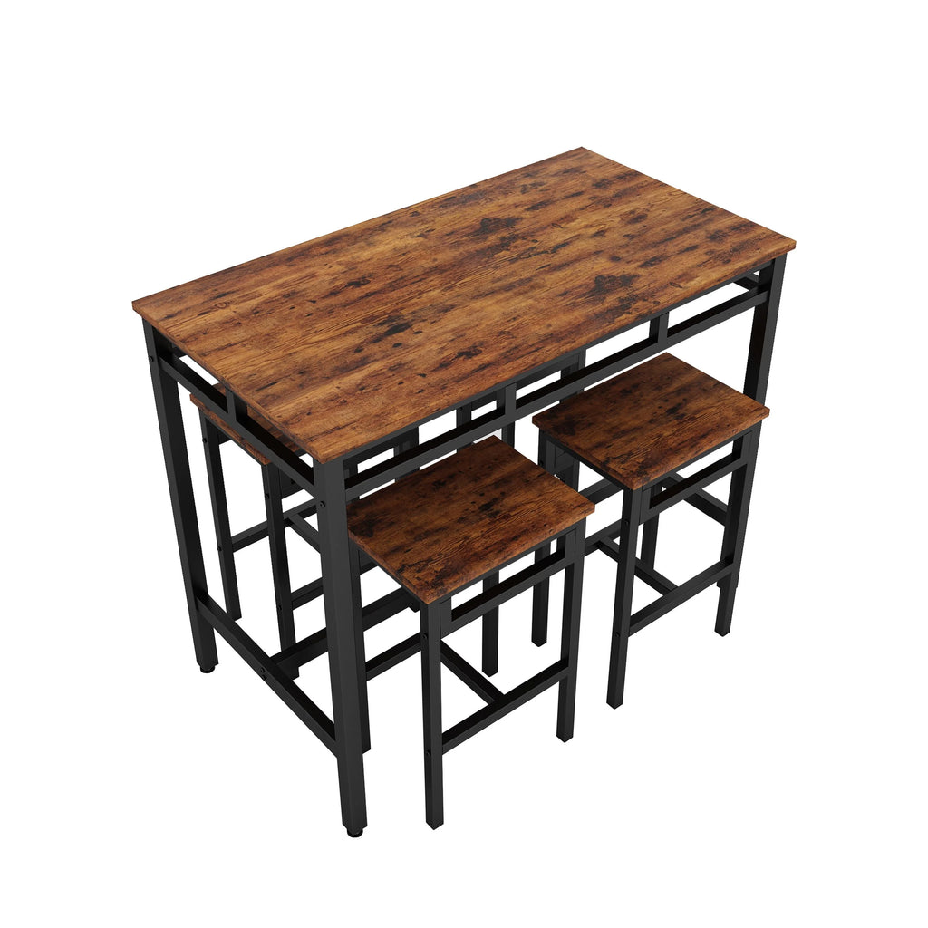 5-Piece Counter Height Pub Dining Set with Foot Support A3272
