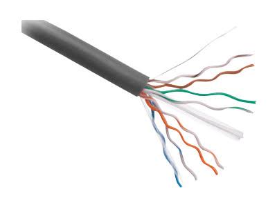 CAT 5e Bulk Cable - 1000 ft - Gray D8887