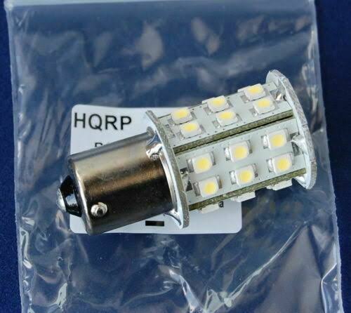 10x BA15S SMD LED Warm White Bulbs O96009