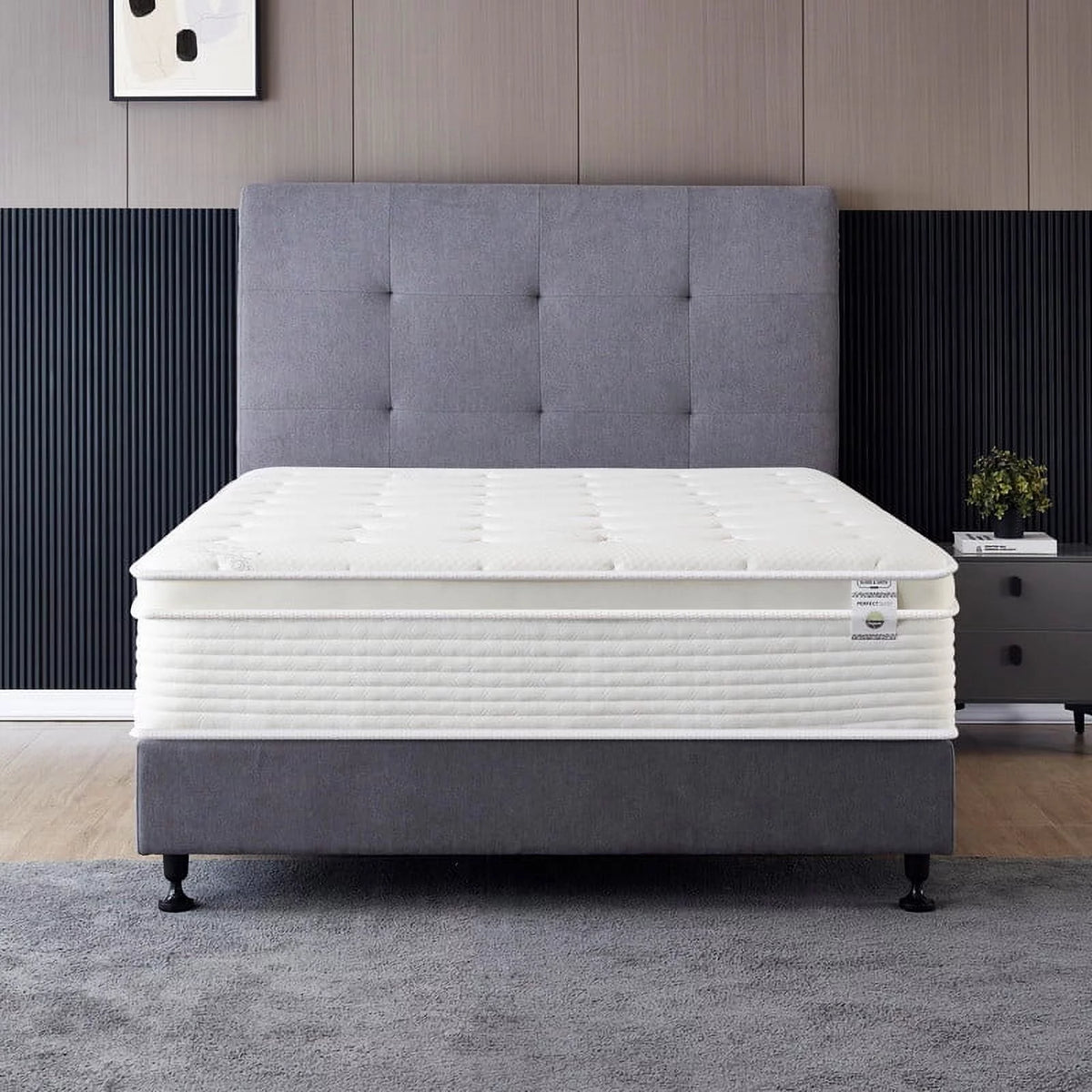 Full Size 12 Inch Memory Foam Spring Hybrid Mattress R263839