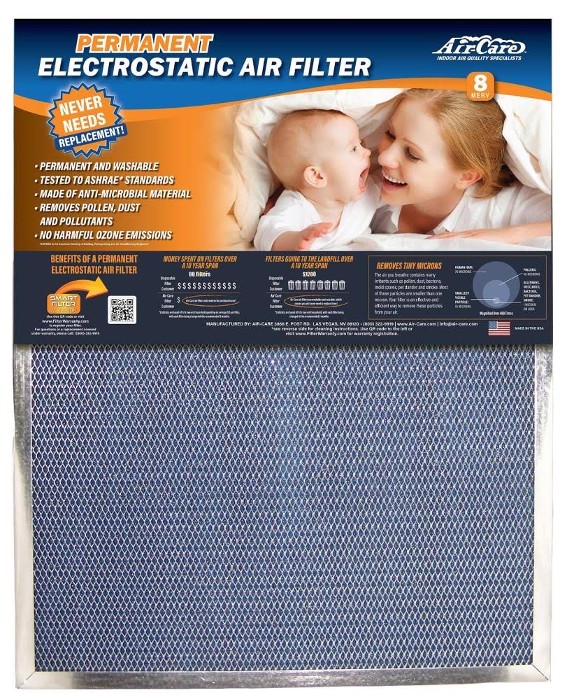 16x22x25x22x4x22 Wide Frame Electrostatic Air Filter S859811