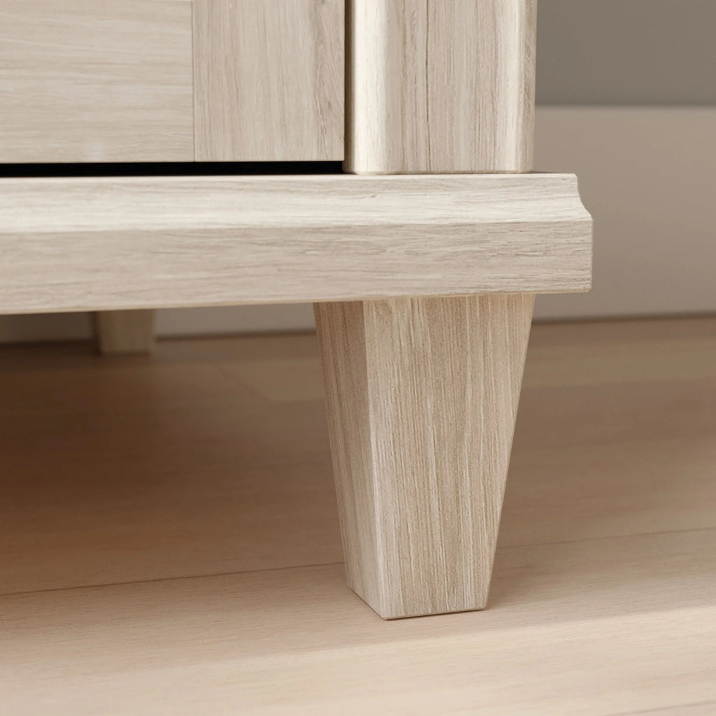 Engineered Wood Computer Desk in Chalk Oak X6861
