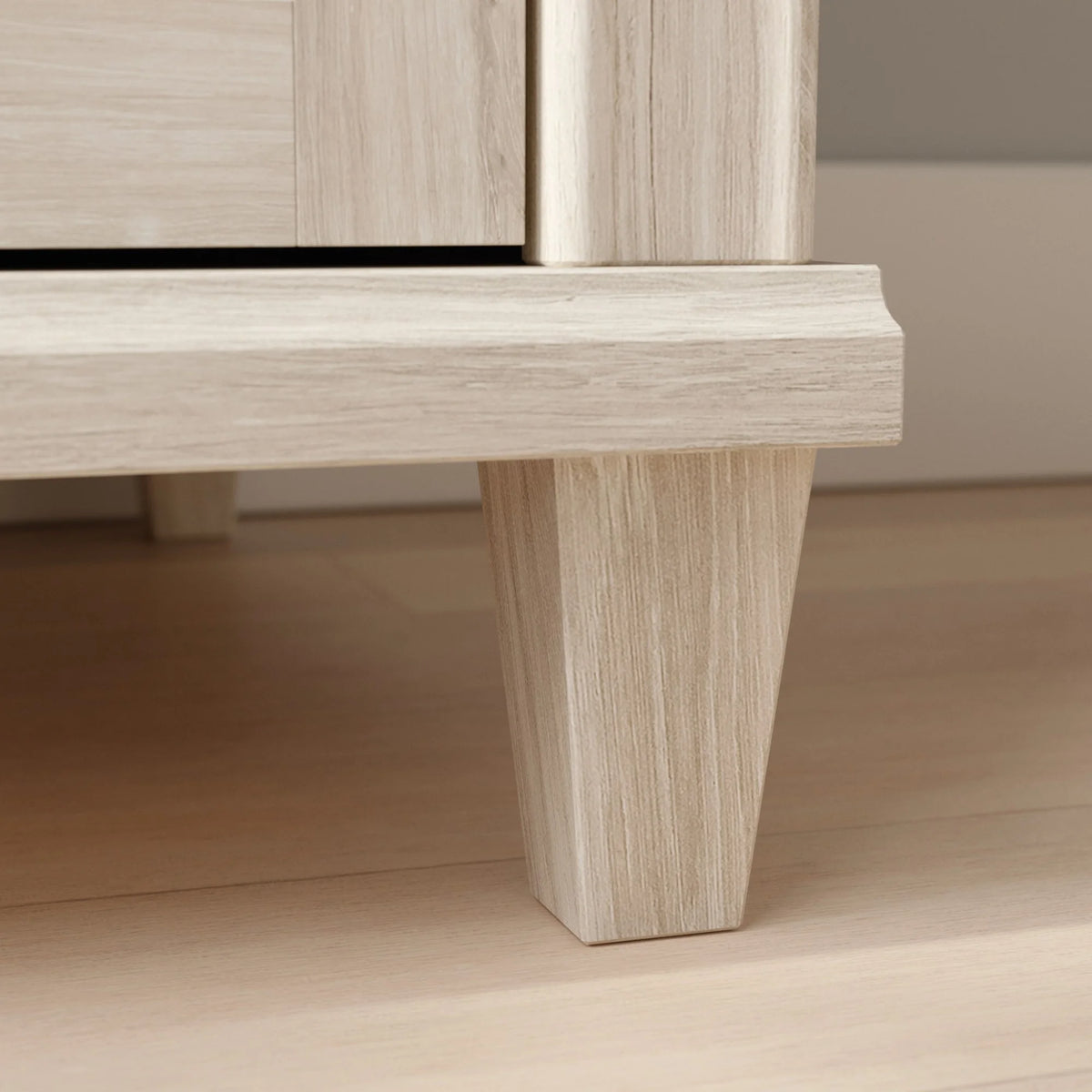 Engineered Wood Computer Desk in Chalk Oak X6861