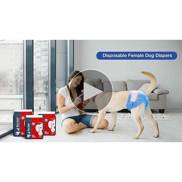 Soft Female Disposable Dog Diapers N328