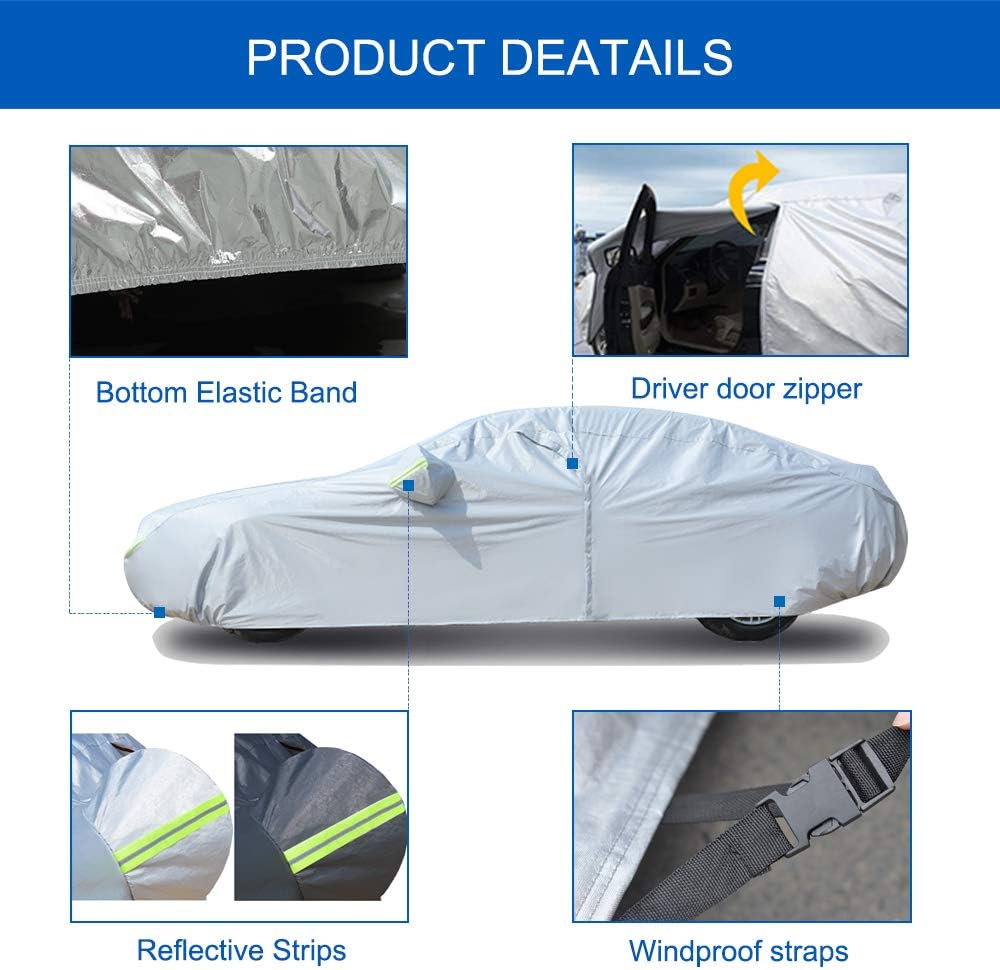 6 Layers Waterproof All Weather Car Cover X30678