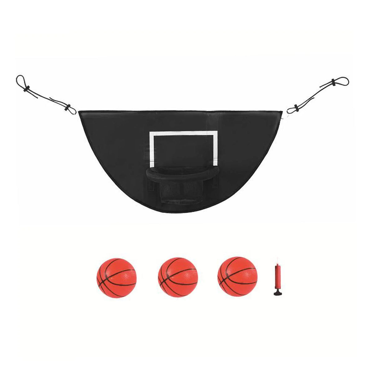Mini Basketball Hoop for Trampoline with Enclosure Basketball Rack Sports Toys Lightweight Board Trampoline Accessories With Ball N282