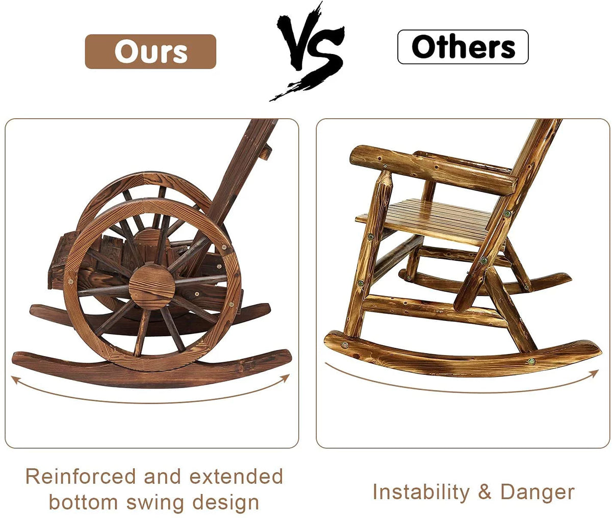 Wooden Outdoor Rocking Chair G68507