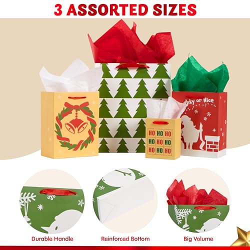 18 PCS Assorted Sizes Kraft Treat Candy Bags E173