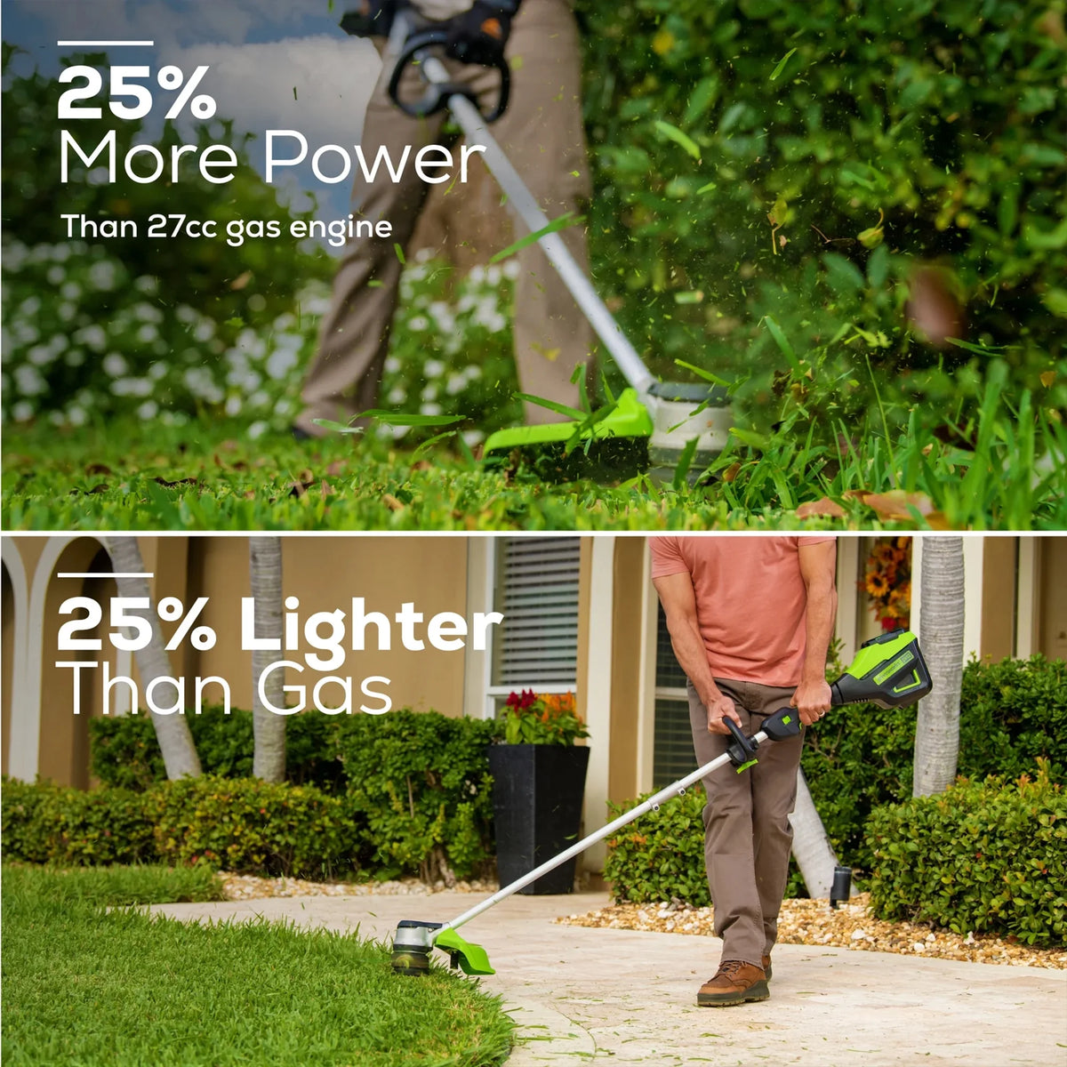60V Cordless Brushless String Trimmer/Edger with 2.5Ah Battery & Charger I78856