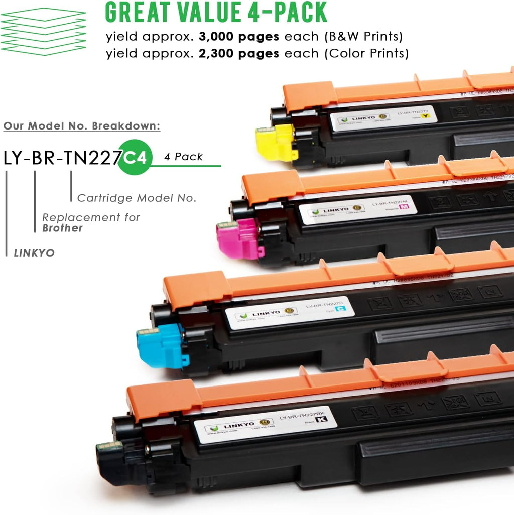 Compatible High Yield Toner Cartridge 4-Pack H120