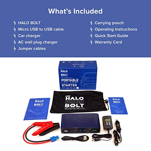 Silver Graphite Portable Phone Laptop Charger Car Jump Starter with AC Outlet M538