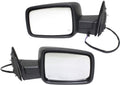 Power Mirror compatible with Ram 1500/2500 Right and Left Side Heated Textured Black S4292