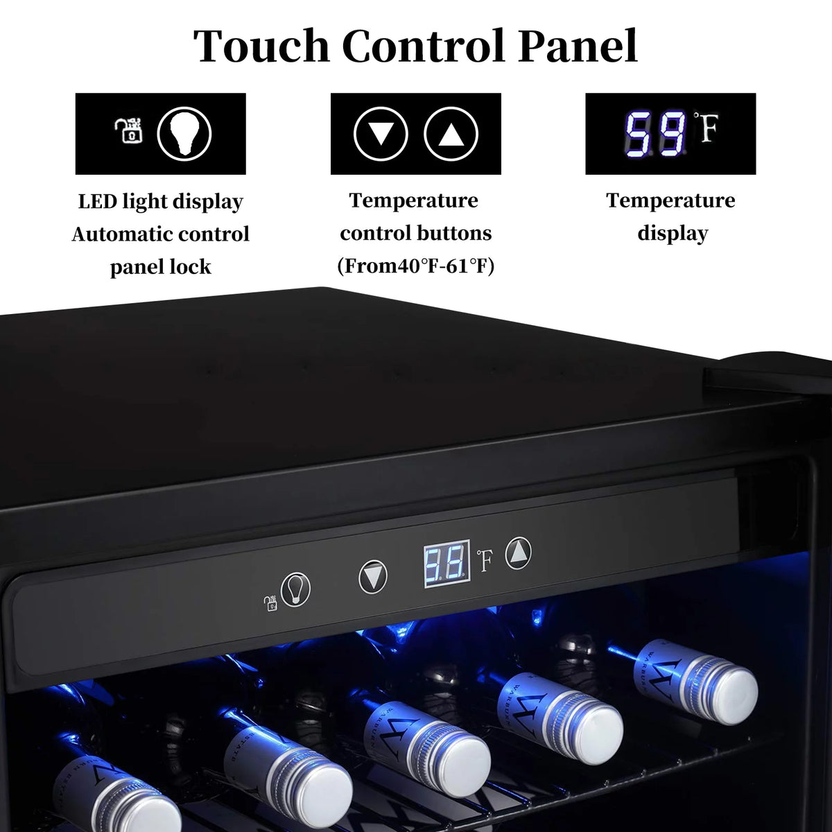 4.4 Cubic Feet 145 Can Beverage Refrigerator Glass Door H452245