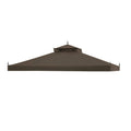 10'x10' 2 Tier Grey Canopy Cover E725265