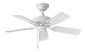 36 inch 5 Blade Outdoor Ceiling Fan in Appliance White X478
