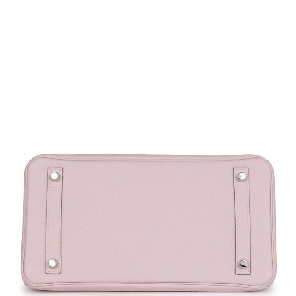 Mauve Pale Clemence Palladium Hardware Bag B421587