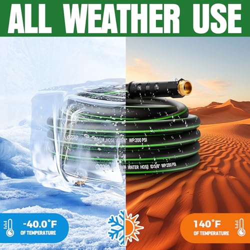 Heavy Duty 25ft Non-Expandable Kink Resistant Water Hose X49030