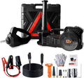 Electric Car Jack Kit 5 Ton Hydraulic Floor Jack with Impact Wrench and Tire Inflator D661