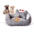 Heated Pet Bed with Bone Pillow W649573