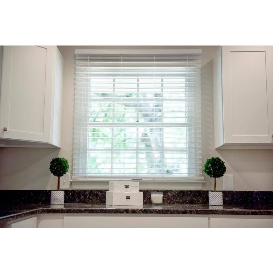 Cordless Faux Wood Room Darkening Blinds Q807812