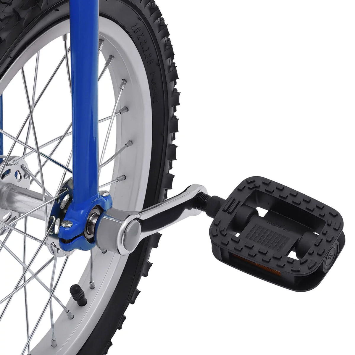 24 Unicycle 1 Wheel Bike Adjustable Height Blue T969