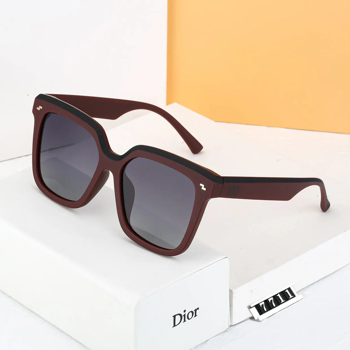 Simple Double Color Polarized Sunglasses D606013