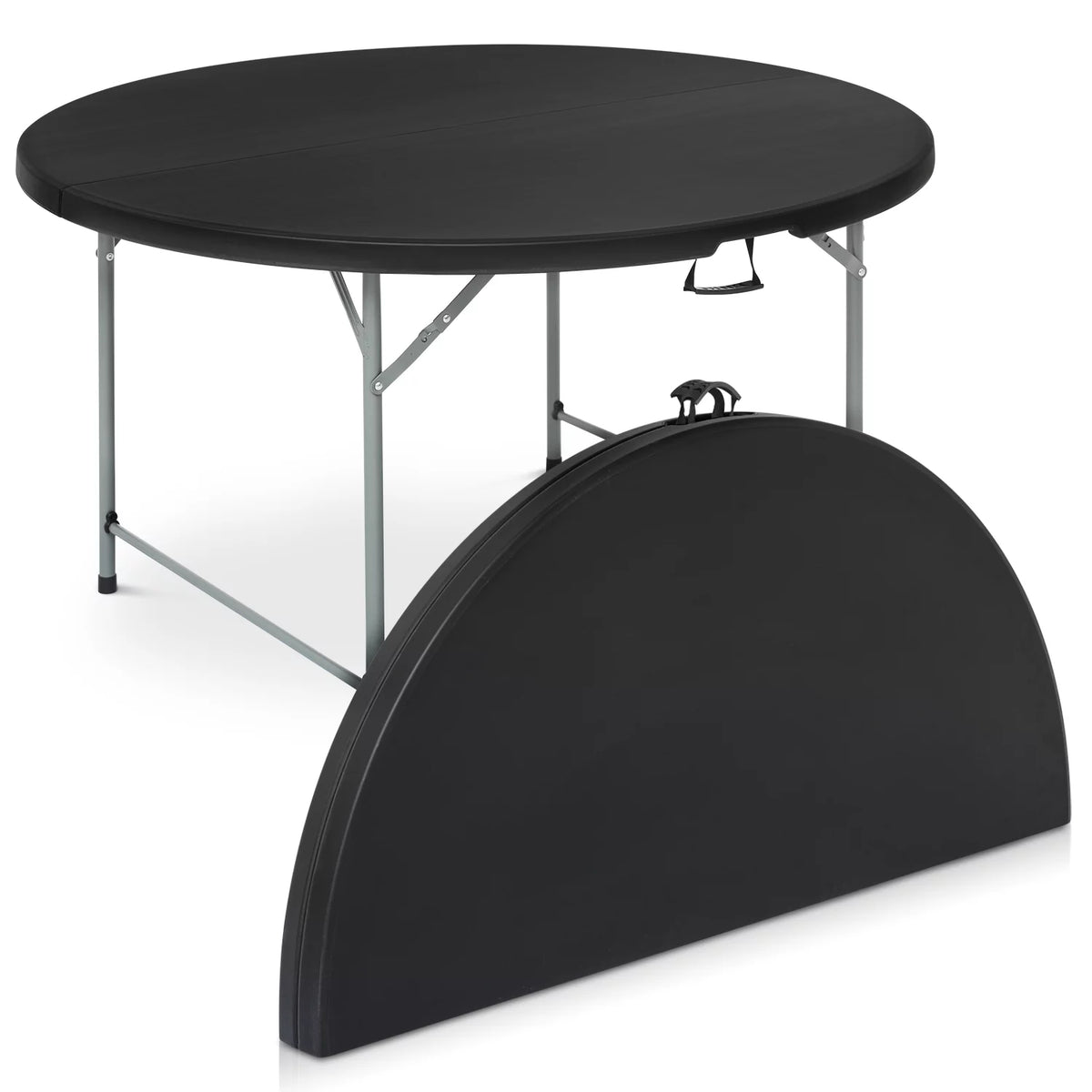 5 Foot Round Bi-Fold Plastic Table W6989