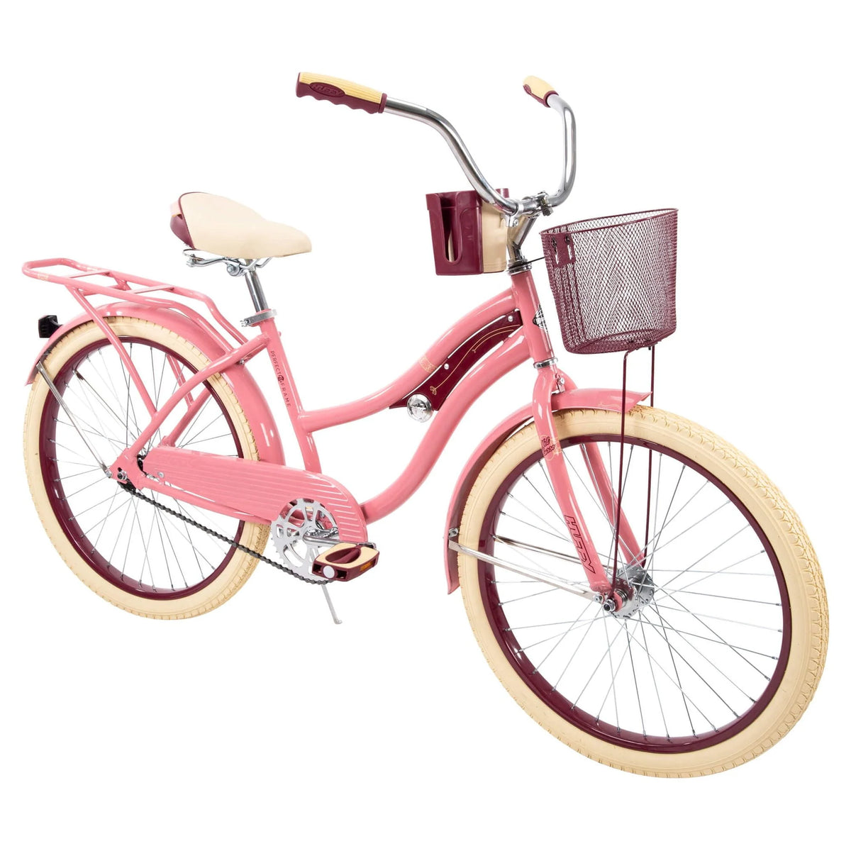 24 Girls' Cruiser Bike Purple Satin V3792