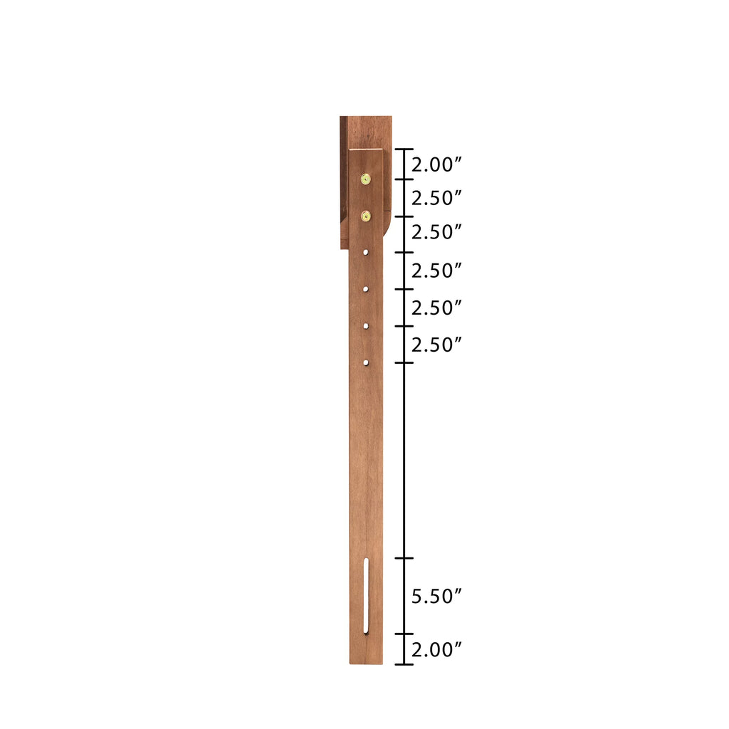 Twin Ash Walnut Platform Bed U697452