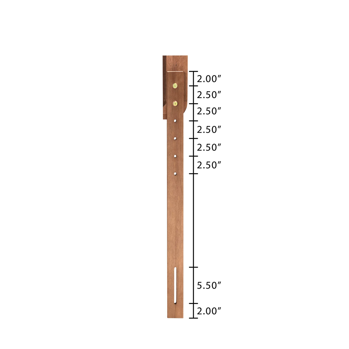 Twin Ash Walnut Platform Bed U697452