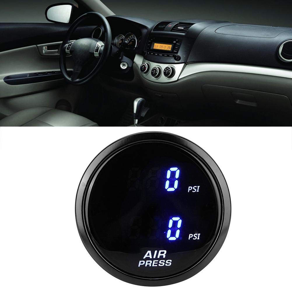 2inch Car LED Digital Air Pressure Gauge Kit Pack of 2 D301089