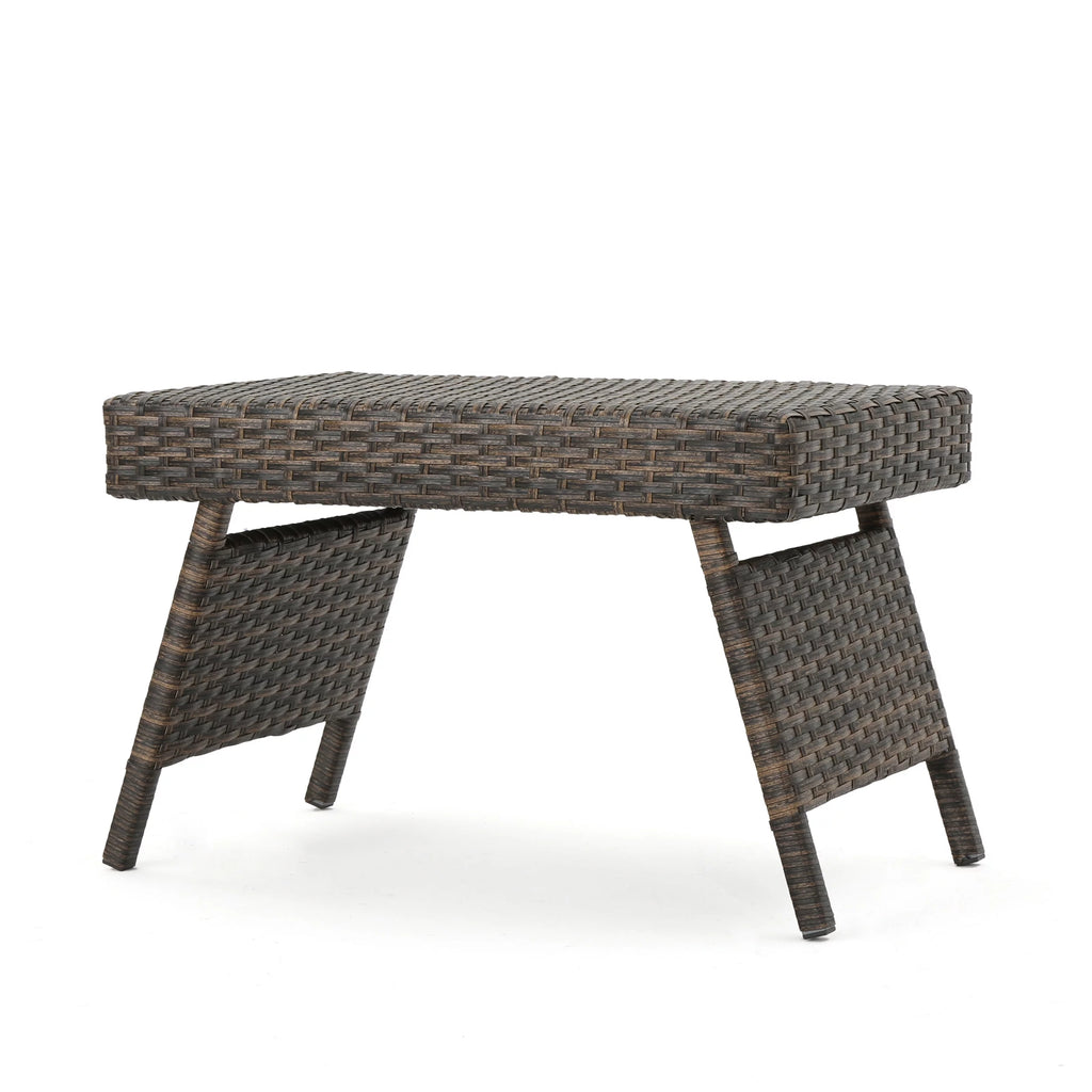Outdoor Wicker Folding Side Table D233843