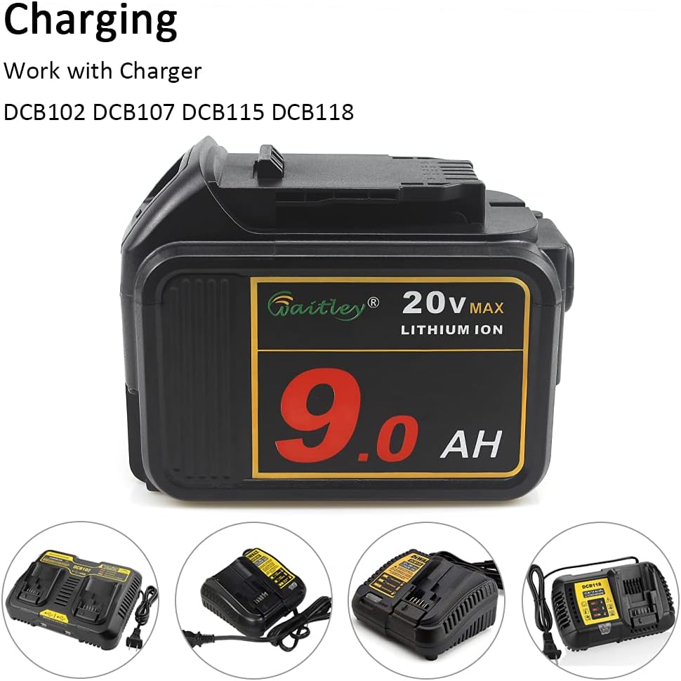 20V MAX 9.0Ah Lithium Ion Battery Pack of 2 S403237