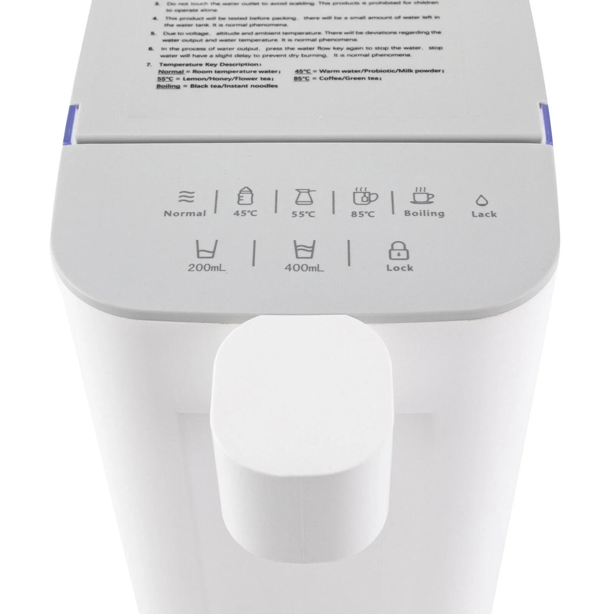 1600w Electric Kettles Instant Hot Water Dispenser 3L Tank White O886928