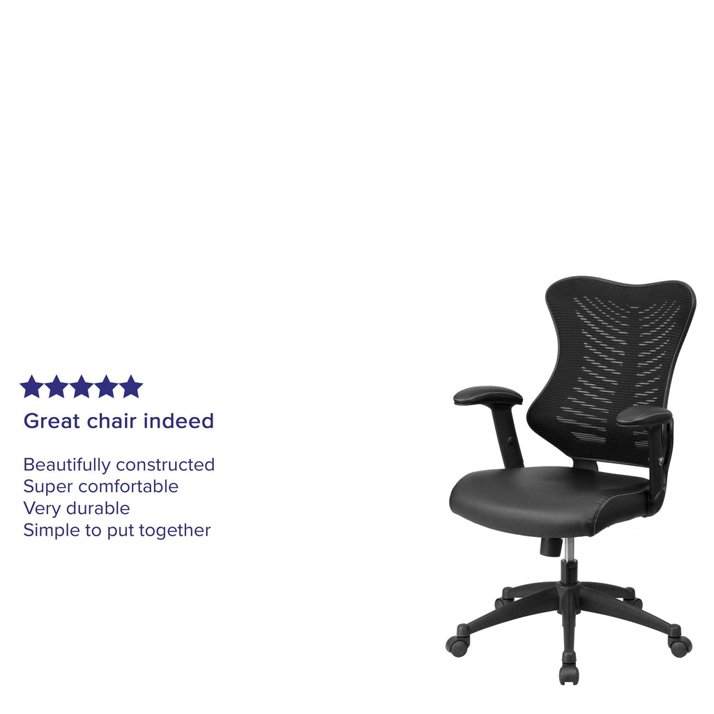 White Mesh Swivel Office Chair M723774